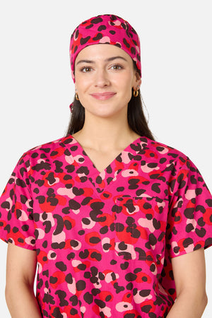 Gorman - Changing Spots Scrub Hat - pink