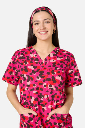 Gorman - Changing Spots Scrub Headband - pink