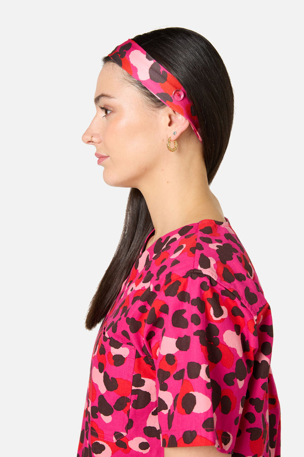 Gorman - Changing Spots Scrub Headband - pink
