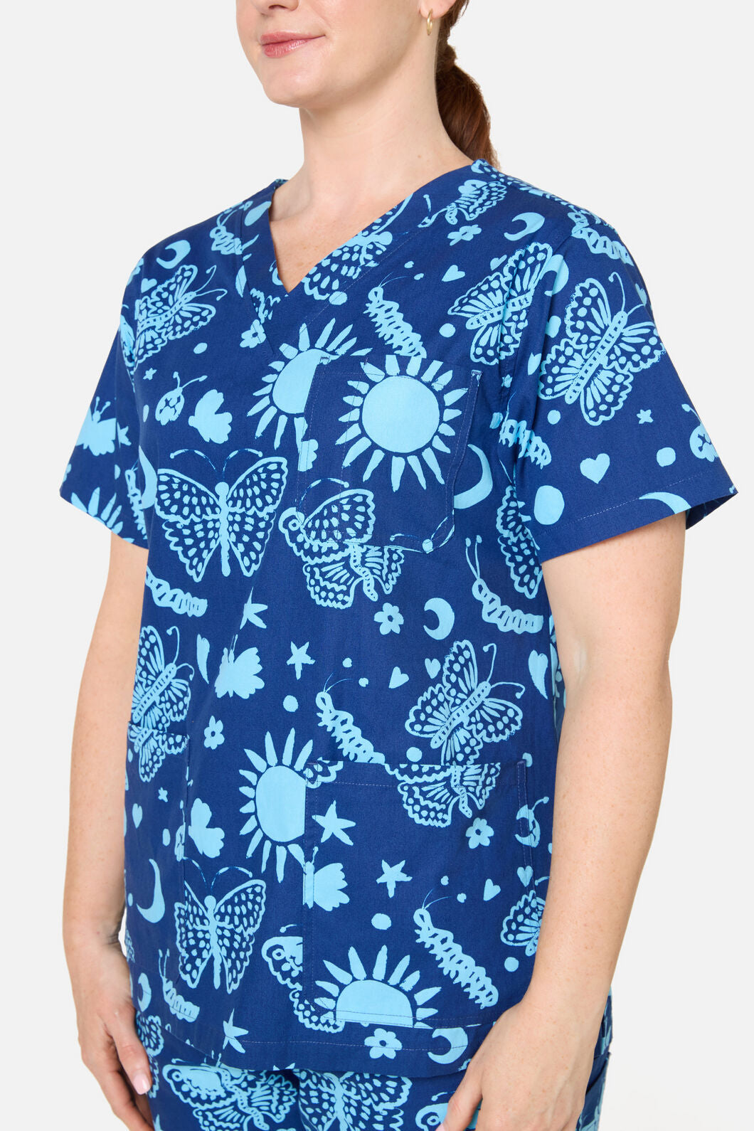 Gorman - Flora Fauna Scrub Set - blue
