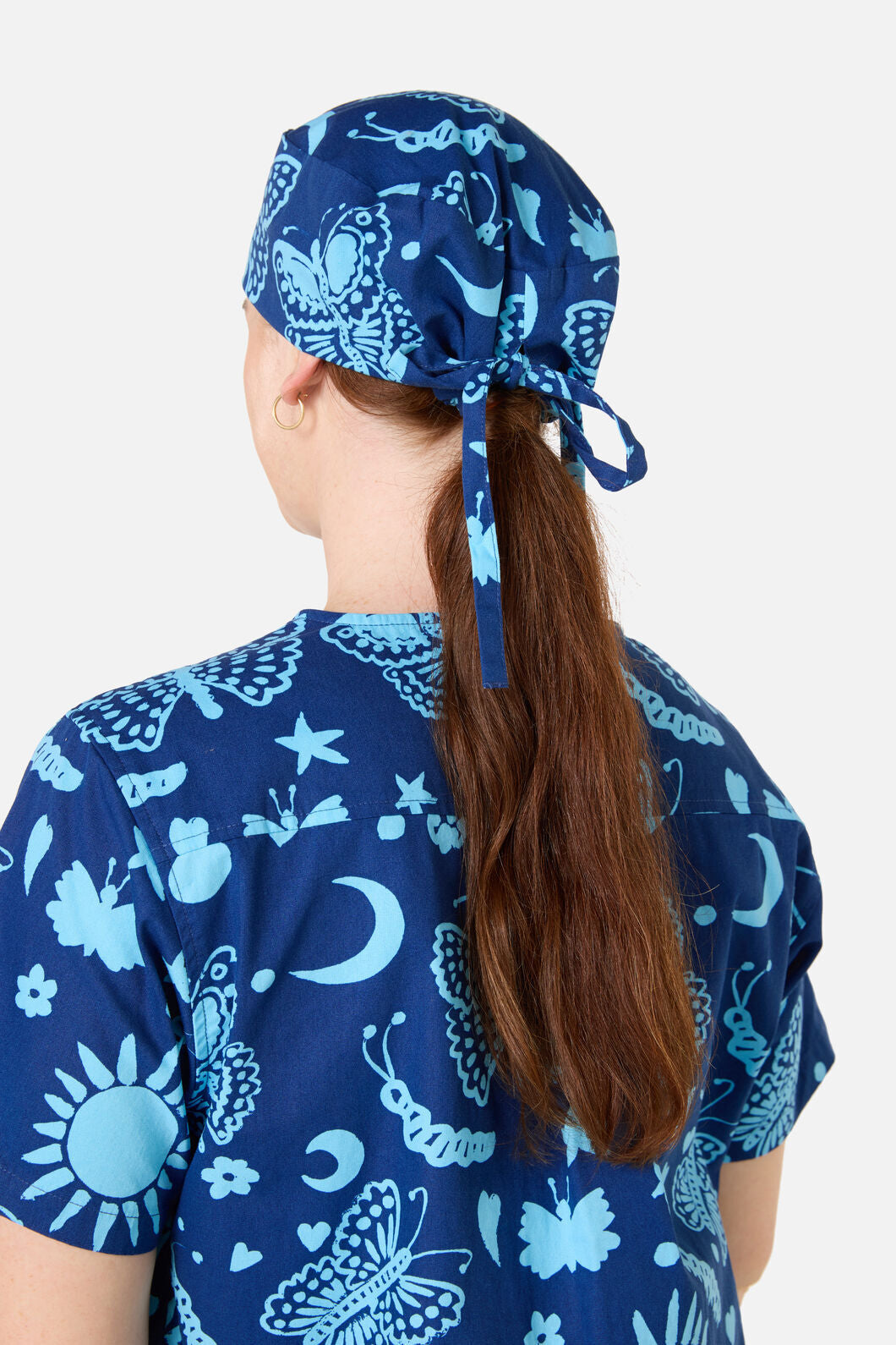 Gorman - Flora Fauna Scrub Hat - blue