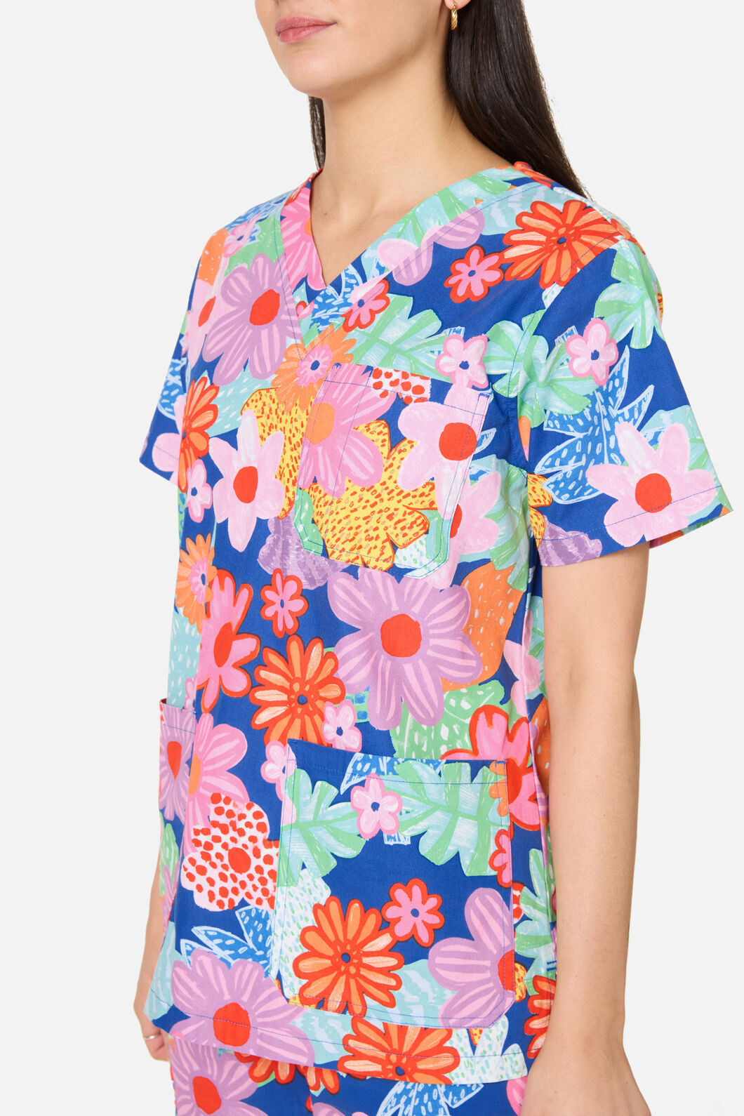 Gorman - Polka Floral Scrub Set - multi