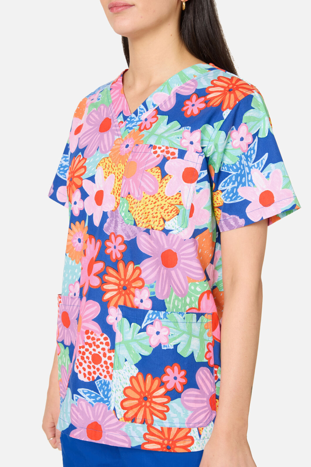 Gorman - Polka Floral Top & Pant Scrub Set - multi