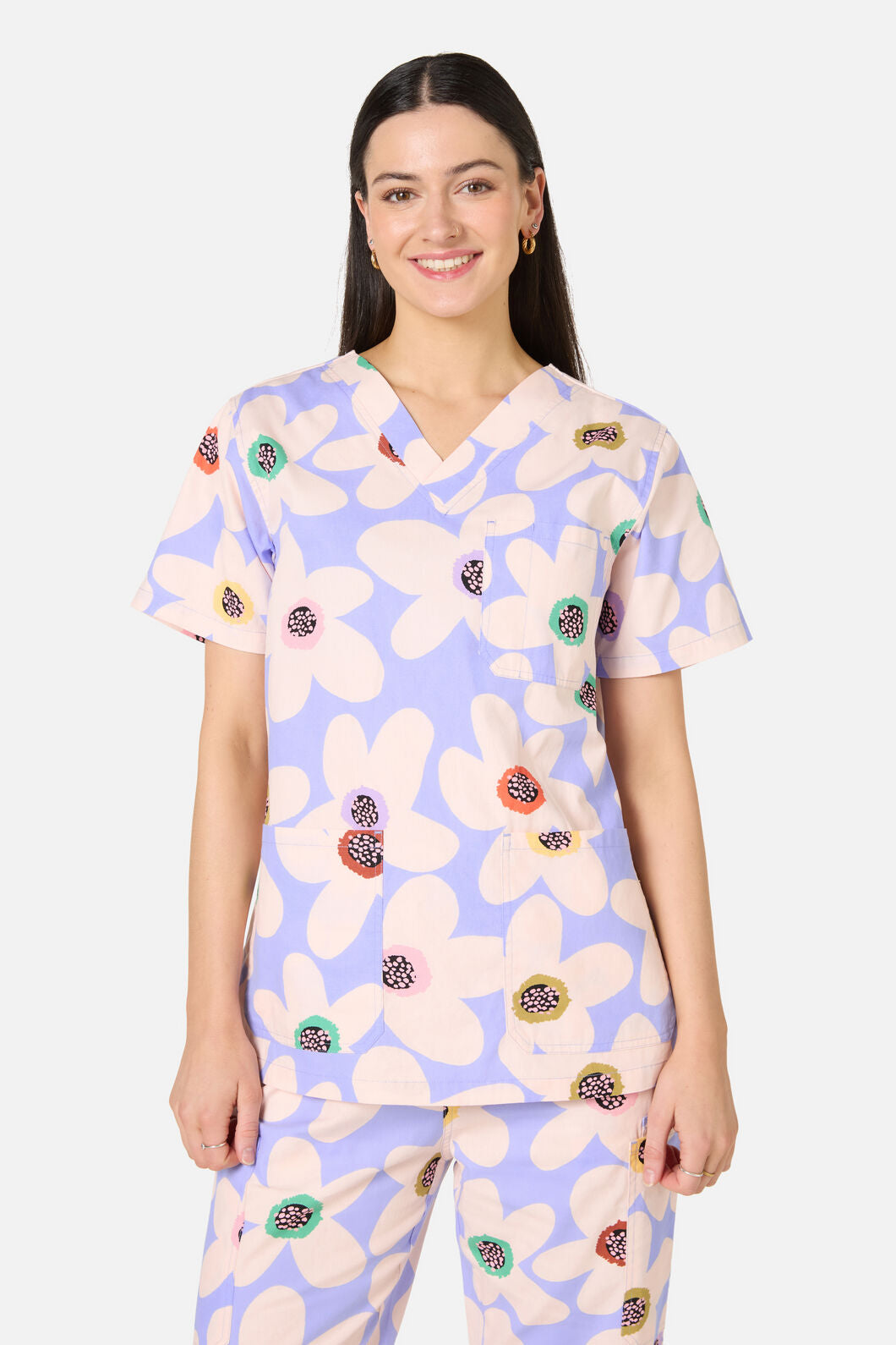 Gorman - Daisy Scrub Set - lilac