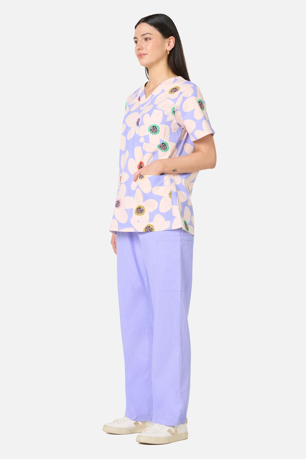 Gorman - Daisy Scrub Top & Pant Set - lilac