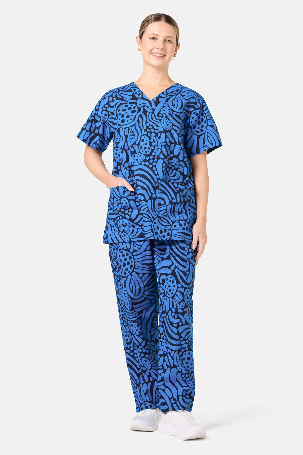 Gorman - Breezy Waters Scrub Set - navy