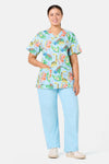 Gorman - Dinoland Mixed Scrub Set - light-blue