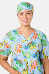 Gorman - Dinoland Scrub Hat - light-blue