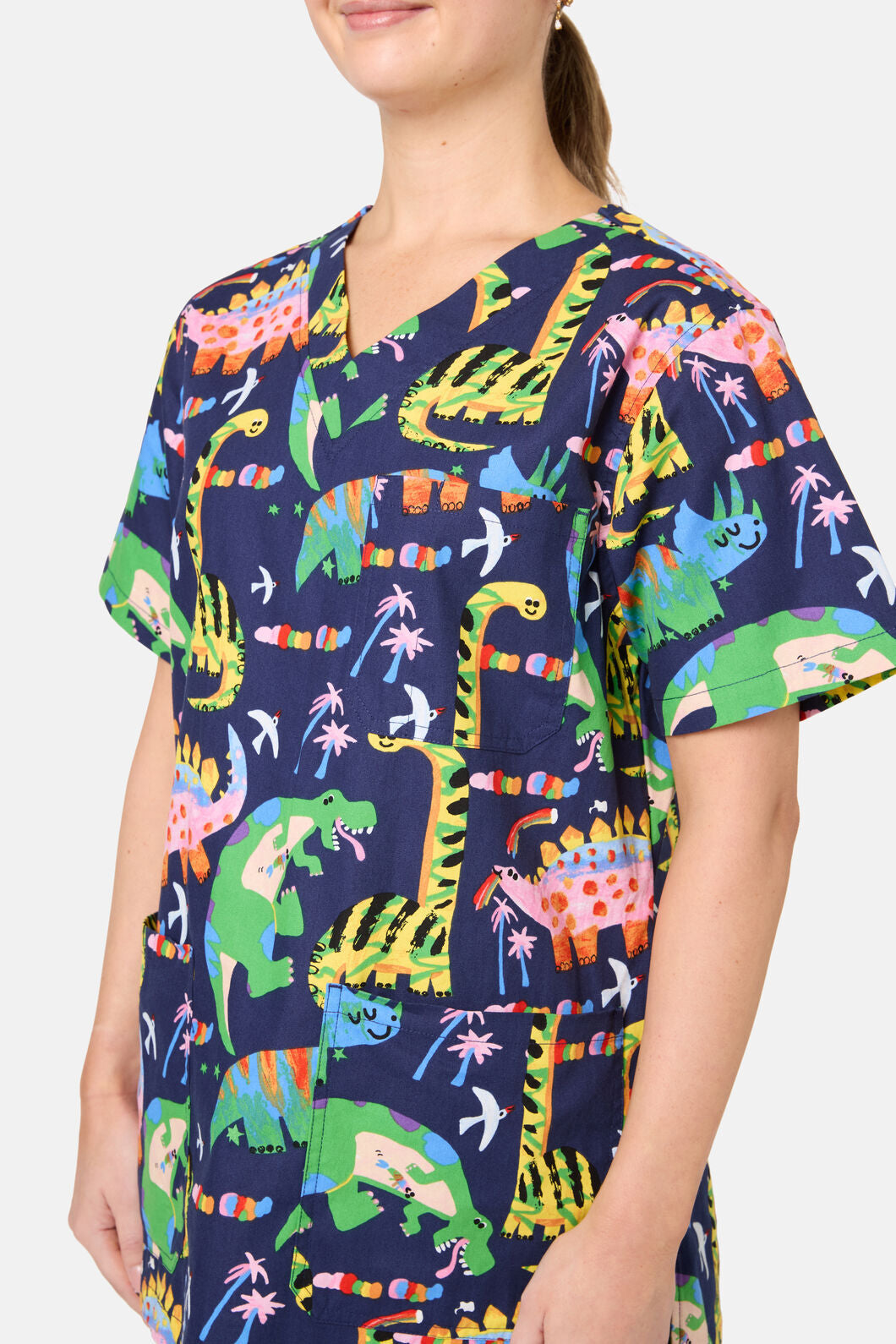Gorman - Dreamy Dinos Scrub Set - navy