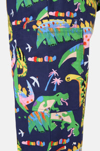Gorman - Dreamy Dinos Scrub Set - navy