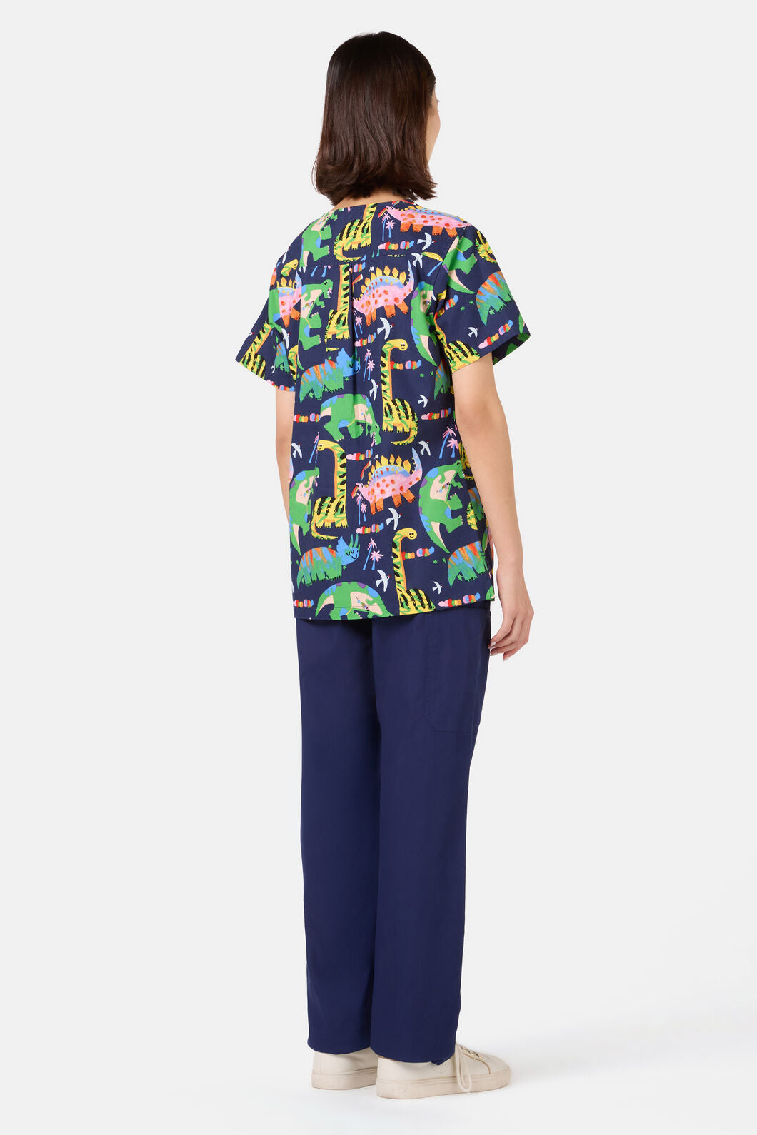 Gorman - Dreamy Dinos Mixed Scrub Set - navy