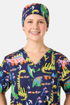 Gorman - Dreamy Dinos Scrub Hat - navy
