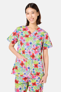 Gorman - Flower Field Scrub Set - multi