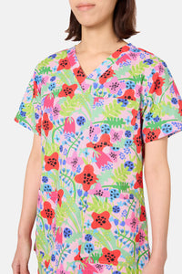 Gorman - Flower Field Scrub Set - multi