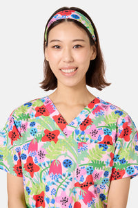 Gorman - Flower Field Scrub Headband - multi