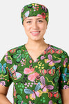 Gorman - Papillon Scrub Hat - green