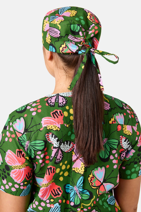 Gorman - Papillon Scrub Hat - green
