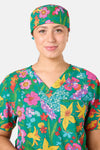 Gorman - Cottage Garden Scrub Hat - multi