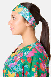 Gorman - Cottage Garden Scrub Headband - multi