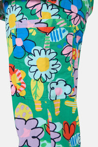 Gorman - Floral Pop Scrub Set - green