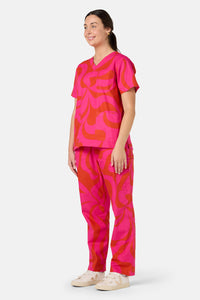 Gorman - Wavelength Scrub Set - pink