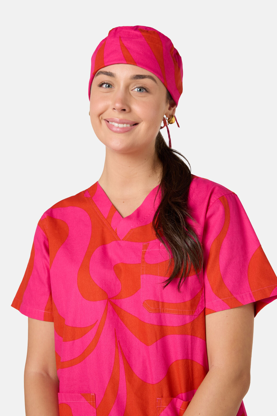 Gorman - Wavelength Scrub Hat - pink