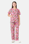 Gorman - Gingerbread Wonderland Scrub Set - pink