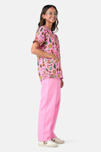 Gorman - Gingerbread Wonderland Mixed Scrub Set - pink