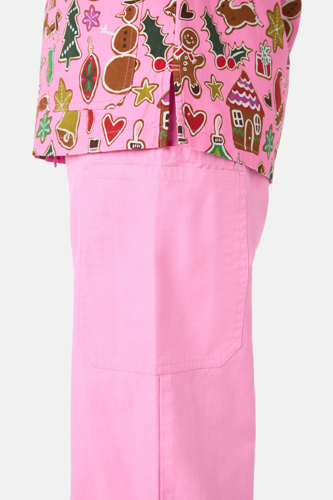 Gorman - Gingerbread Wonderland Mixed Scrub Set - pink