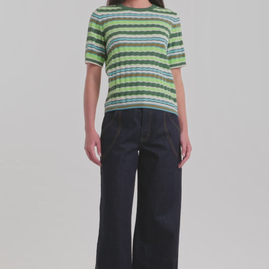 Gorman - Sporty Spice Knit Top - green