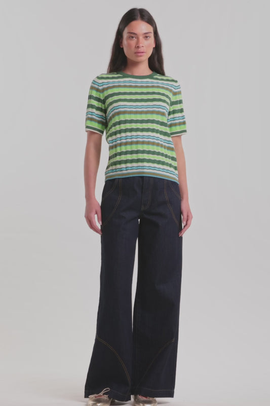 Gorman - Sporty Spice Knit Top - green
