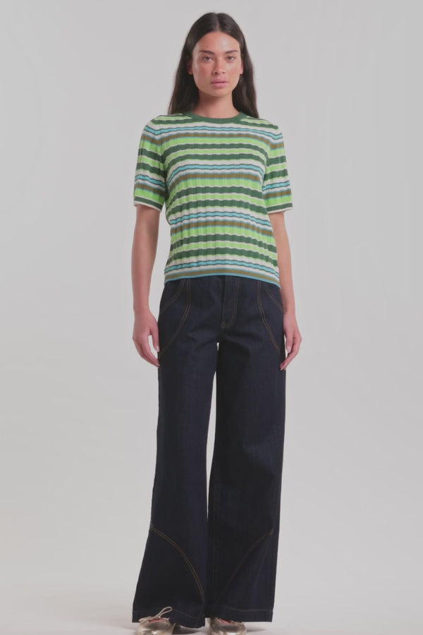 Gorman - Sporty Spice Knit Top - green
