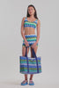 Gorman - Blueprint Waves Beach Tote - print