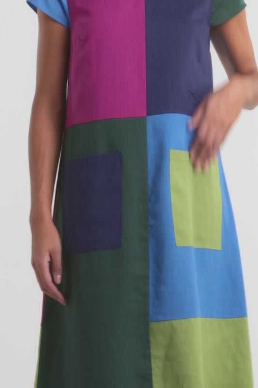 Gorman - Patch Midi Dress - multi