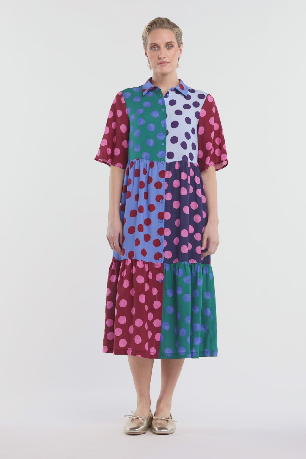 Gorman - On The Dot Spliced Dress - print