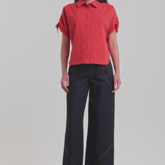 Gorman - Calliope Cotton Shirt - mandarin