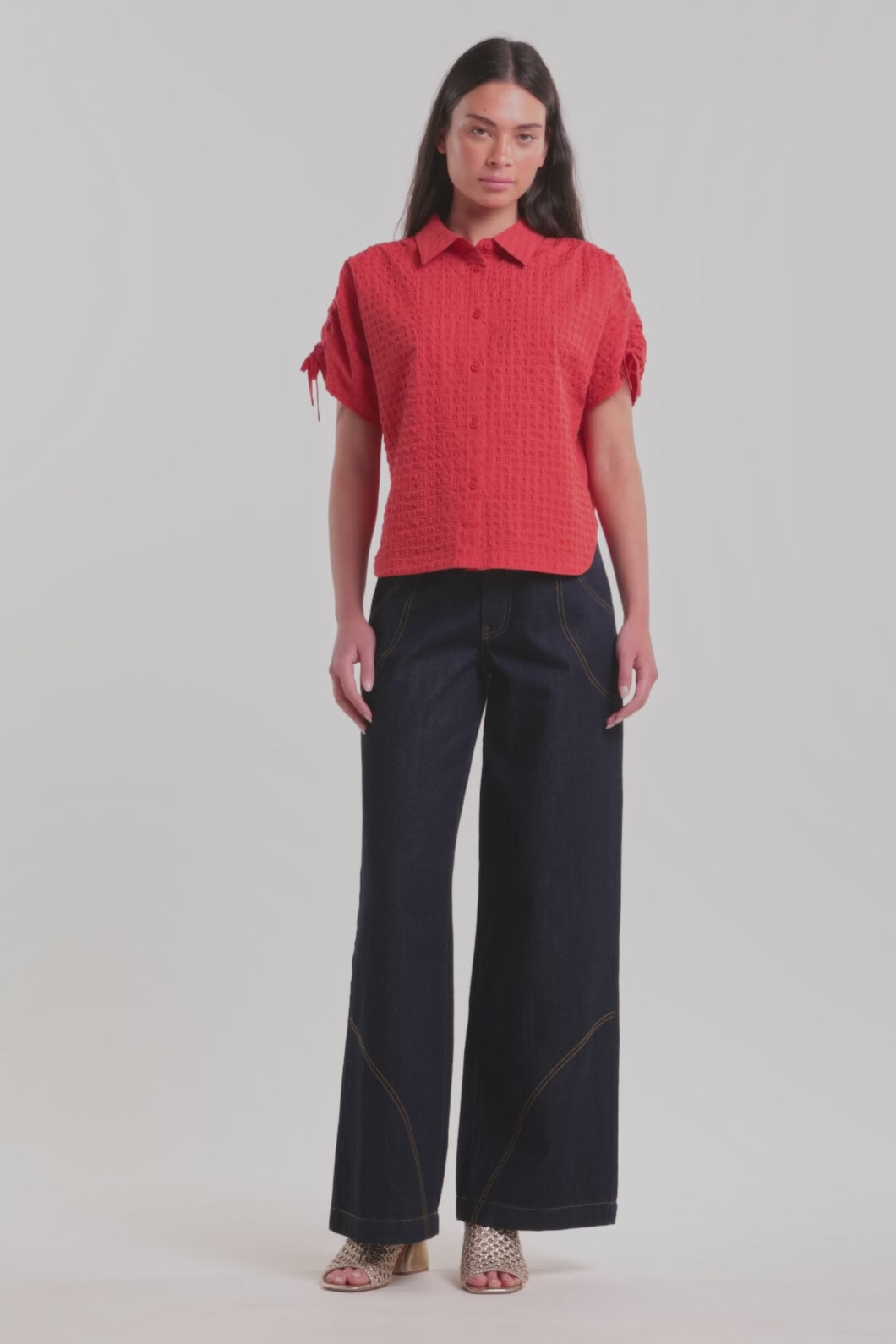 Gorman - Calliope Cotton Shirt - mandarin