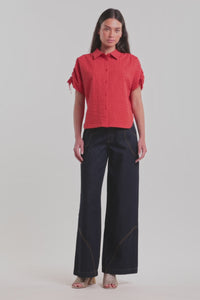 Gorman - Calliope Cotton Shirt - mandarin