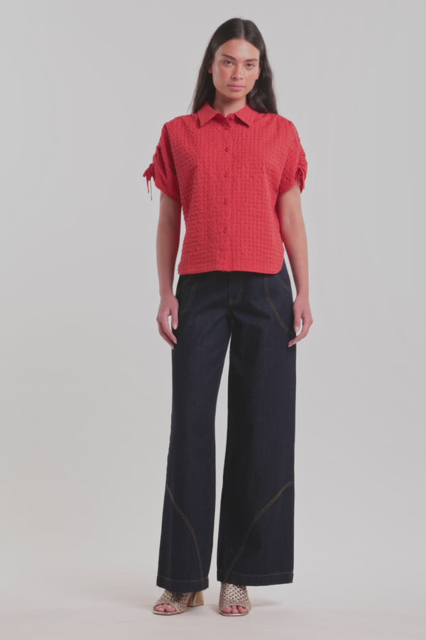 Gorman - Calliope Cotton Shirt - mandarin