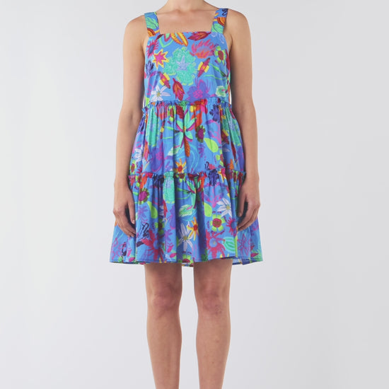 Gorman - Papaya Palm Holiday Dress - print
