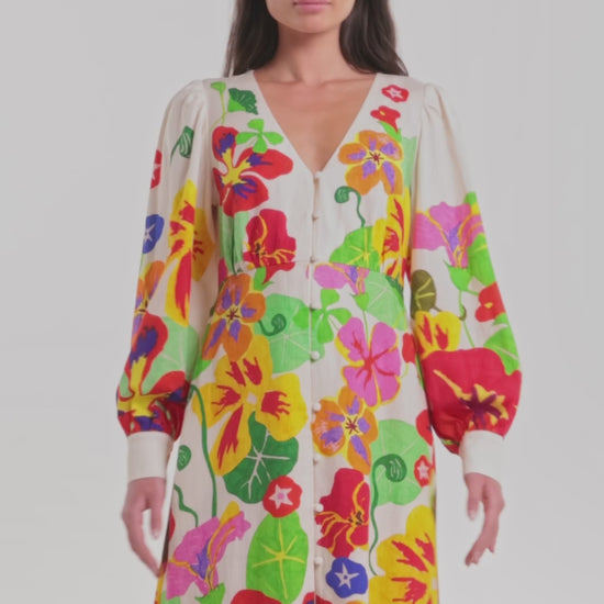 Gorman - Climbing Colour Maxi Dress - print