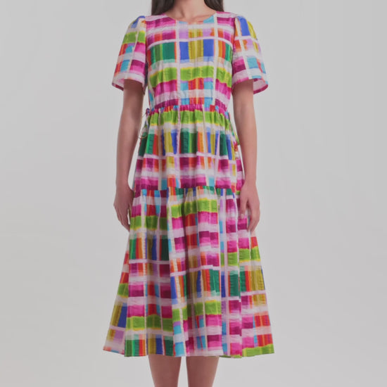 Gorman - Paintbox Check Midi Dress - check