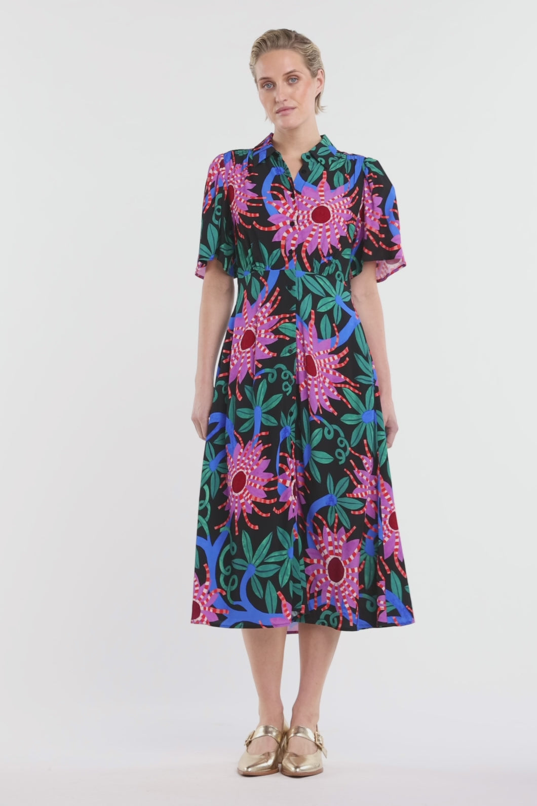 Gorman - Passion Flower Shirt Dress - print