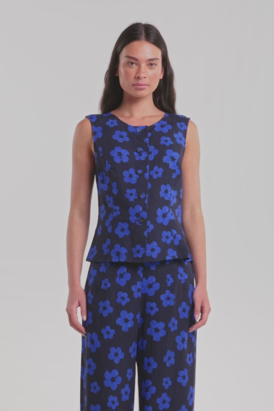 Gorman - Salon Flower Tank - print