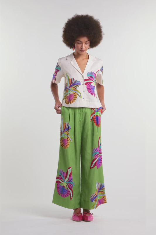 Gorman - Orchid Print Pant - print