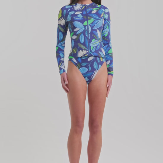Gorman - Botanical Blueprint Rashie - print