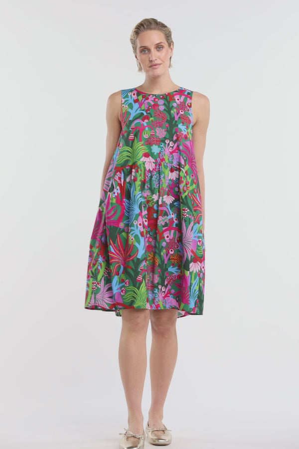 Gorman - Wild Garden Dahlia Dress - print