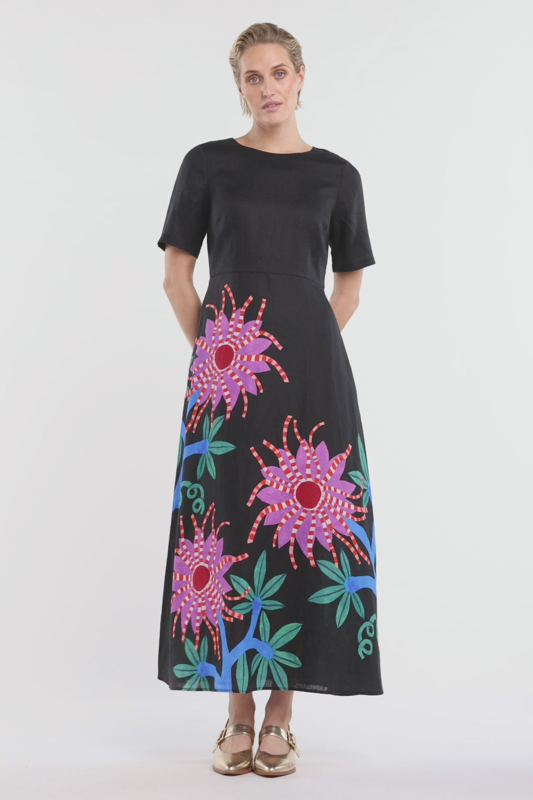 Gorman - Passion Flower Long Dress - print
