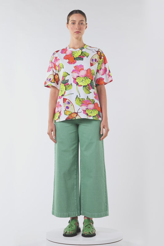 Gorman - Elara Yardage Oversized Tee - print