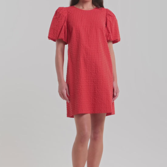 Gorman - Soren Cotton Smock Dress - mandarin